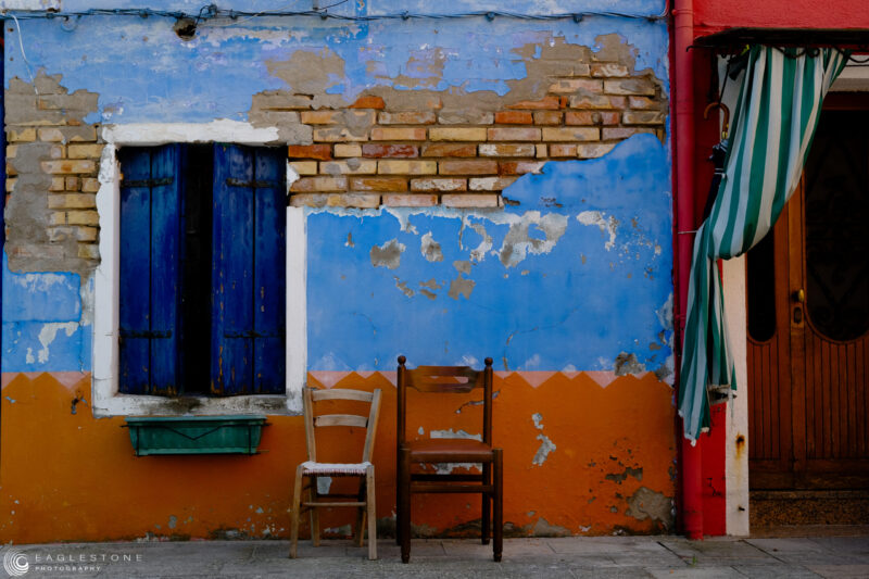 Two Chairs, Burano, August 2020     