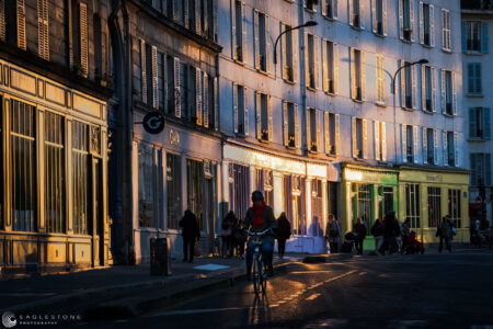 Cyclist – Paris 10th, January 2025