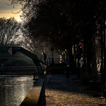 Light and Shade, Canal St. Martin, January 2025 