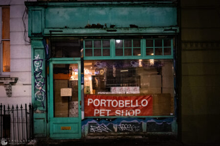 Pet Shop, Portobello Road, January 2022 